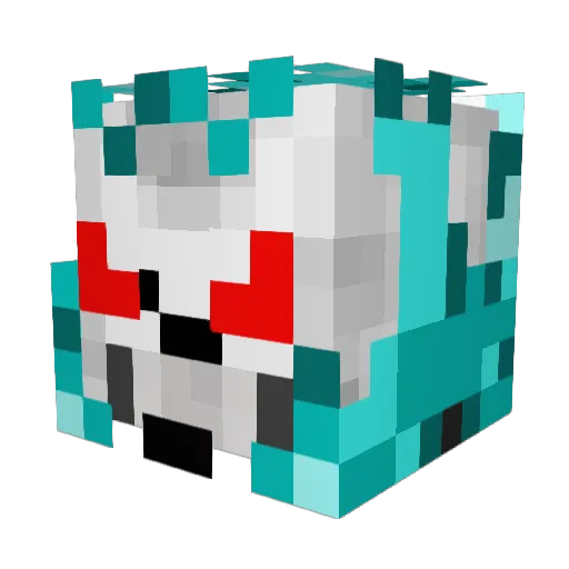 XxFabio99 Minecraft avatar head, 3D render