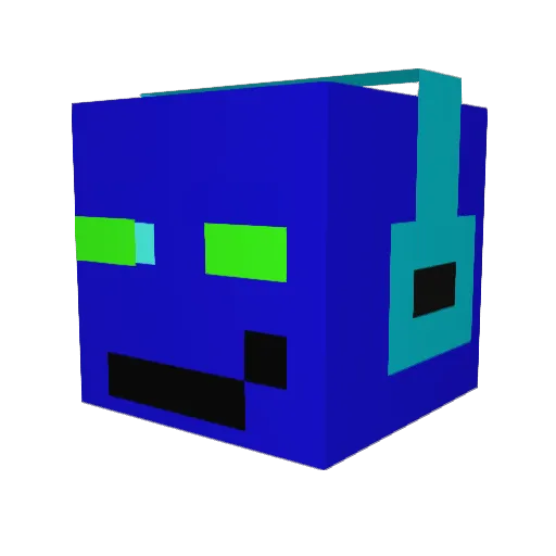 XxFearlessxX Minecraft avatar head, 3D render