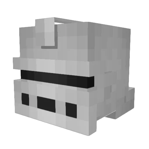 XxFirexEaglexX Minecraft avatar head, 3D render
