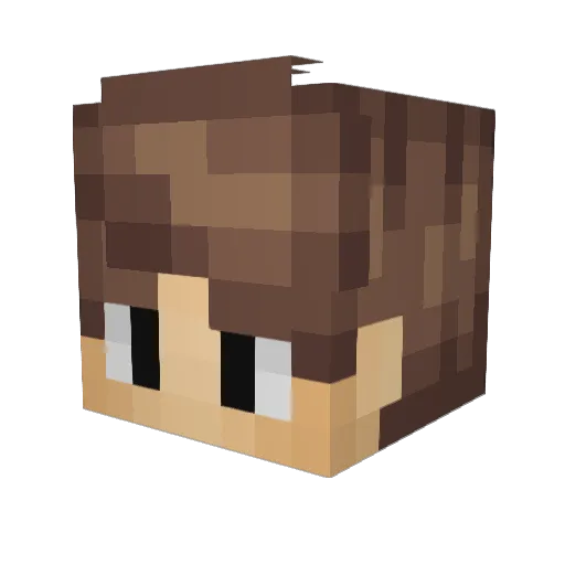 XxGozillaxXx Minecraft avatar head, 3D render