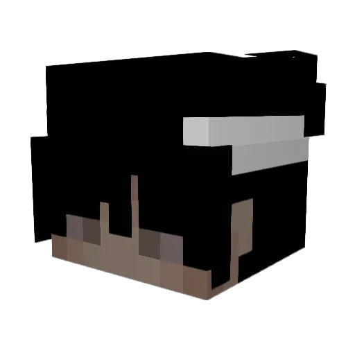 XxGqbxX Minecraft avatar head, 3D render