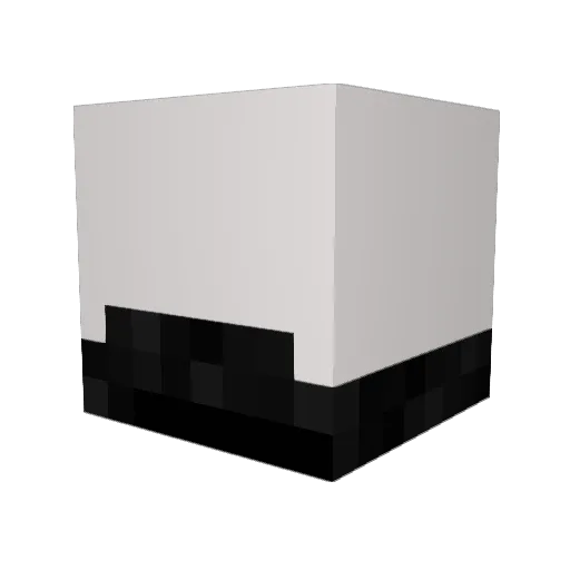 XxGrimazexX Minecraft avatar head, 3D render