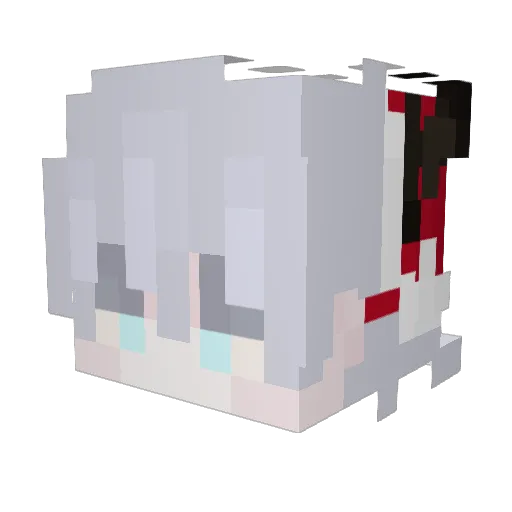 XxGuizoxX Minecraft avatar head, 3D render