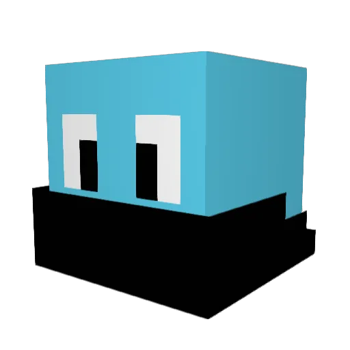 XxHeartHogxX Minecraft avatar head, 3D render