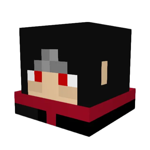 XxHokagexX Minecraft avatar head, 3D render