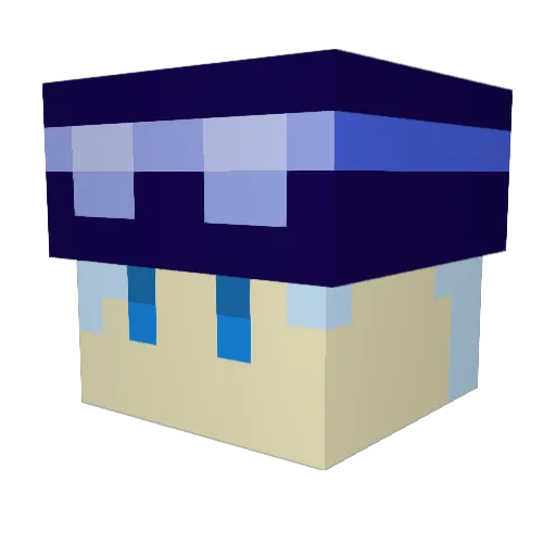XxILFxX Minecraft avatar head, 3D render