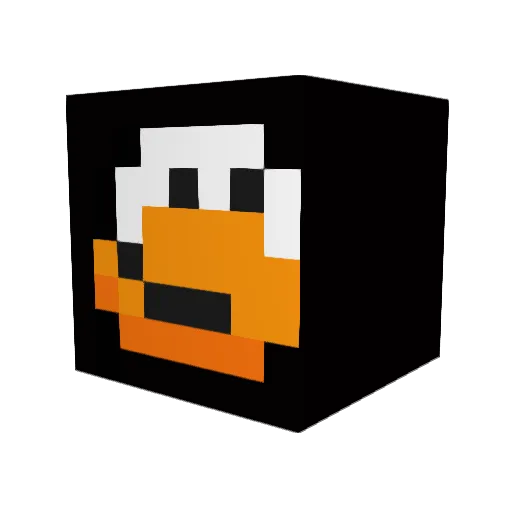 XxISAIxX Minecraft avatar head, 3D render