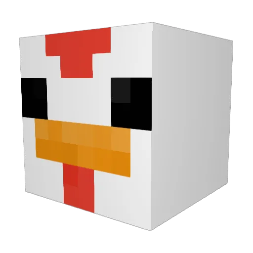 XxIceCreamPiexX Minecraft avatar head, 3D render