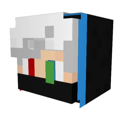 XxJabaxX Minecraft avatar head, 3D render