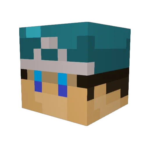 XxJohnson28xX Minecraft avatar head, 3D render