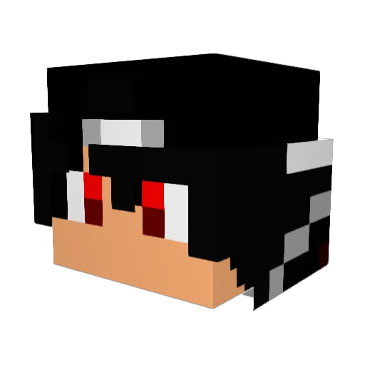 XxJustified75xX Minecraft avatar head, 3D render