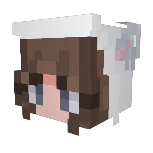 XxJustinxX_2009 Minecraft avatar head, 3D render