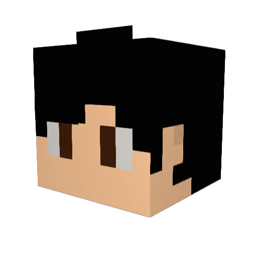 XxKINGO23xX Minecraft avatar head, 3D render