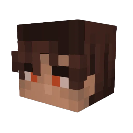 XxKonoxX Minecraft avatar head, 3D render