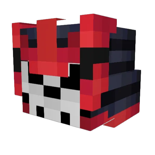 XxLILAPOxX Minecraft avatar head, 3D render