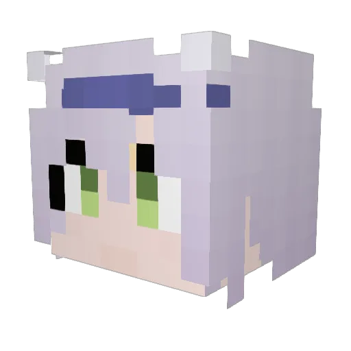 XxLILYxX Minecraft avatar head, 3D render