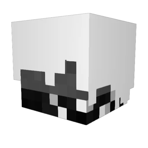 XxLauri Minecraft avatar head, 3D render