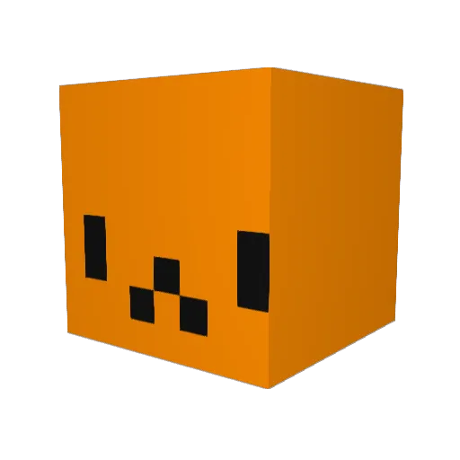 XxLegendCarrotxX Minecraft avatar head, 3D render