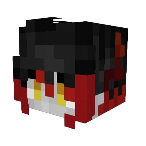 XxMJackPOTxX Minecraft avatar head, 3D render