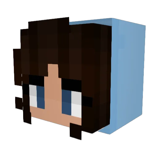 XxMarfxX Minecraft avatar head, 3D render