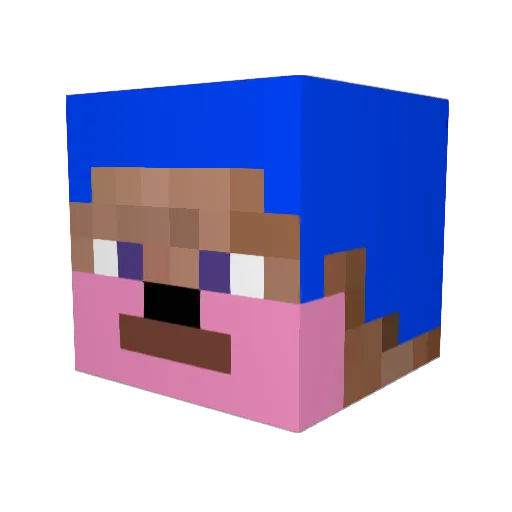 XxMartinellixX Minecraft avatar head, 3D render