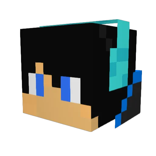 XxMavrickxX Minecraft avatar head, 3D render