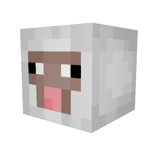 XxMegaMan11xX Minecraft avatar head, 3D render