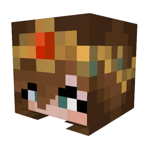 XxMiauxX Minecraft avatar head, 3D render