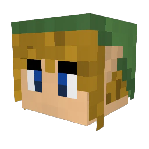 XxMiiKaDo6o Minecraft avatar head, 3D render