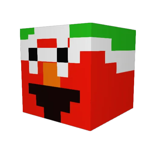 XxMintyBadgerxX Minecraft avatar head, 3D render