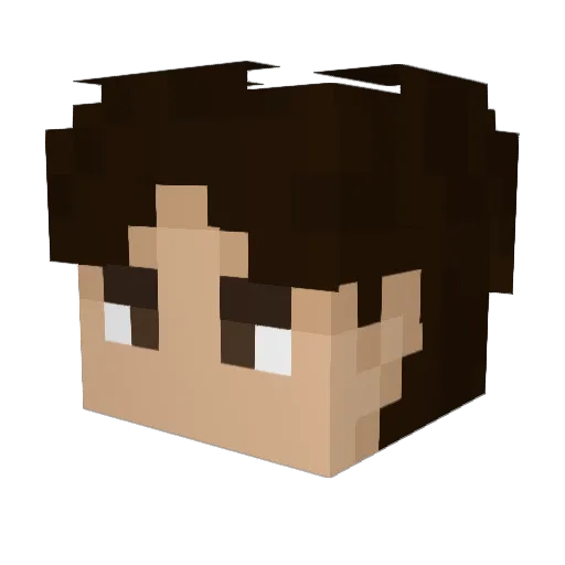 XxMsx Minecraft avatar head, 3D render