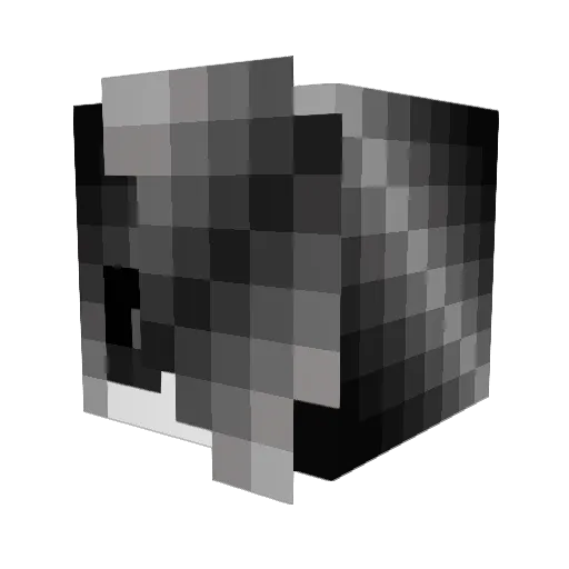 XxMusicReaperxX Minecraft avatar head, 3D render
