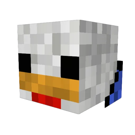 XxNightHawk01xX Minecraft avatar head, 3D render