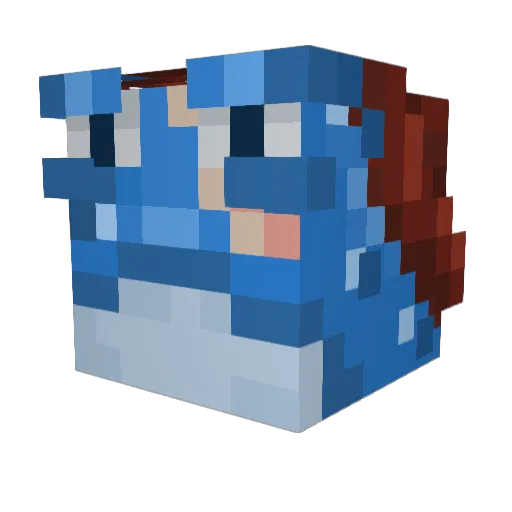 XxNight_OwlxX111 Minecraft avatar head, 3D render