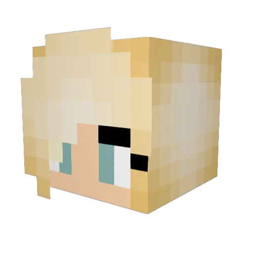 XxOWENxX Minecraft avatar head, 3D render