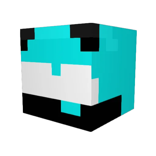 XxOkami99 Minecraft avatar head, 3D render