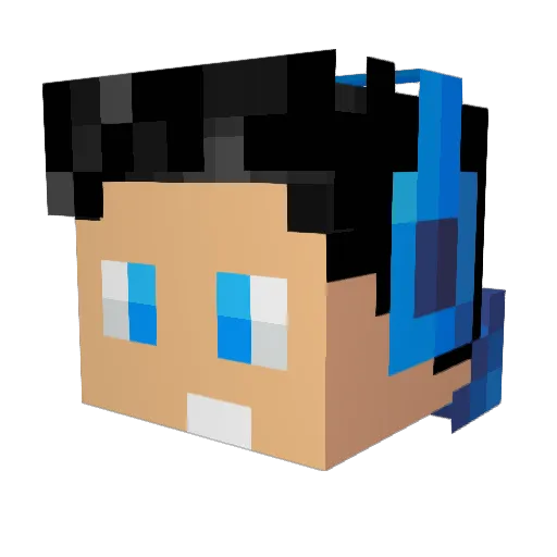 XxOwNsLuKeXx Minecraft avatar head, 3D render
