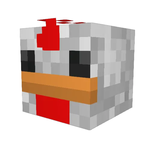 XxPankixX Minecraft avatar head, 3D render