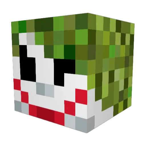 XxReaperxX0308 Minecraft avatar head, 3D render