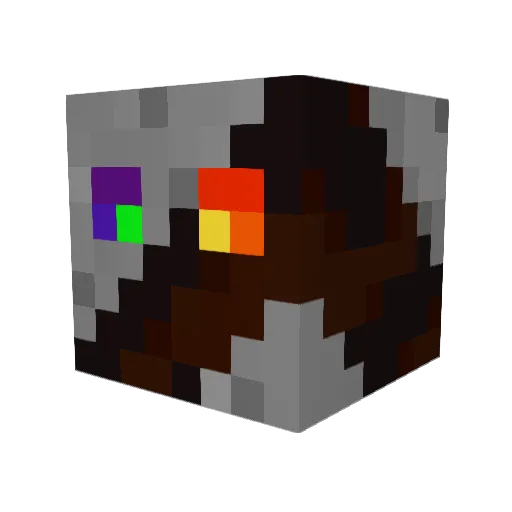XxRockaxX Minecraft avatar head, 3D render