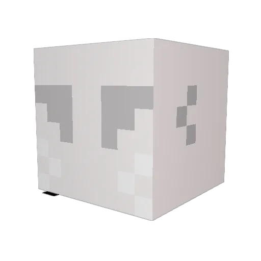 XxSadLifexX Minecraft avatar head, 3D render