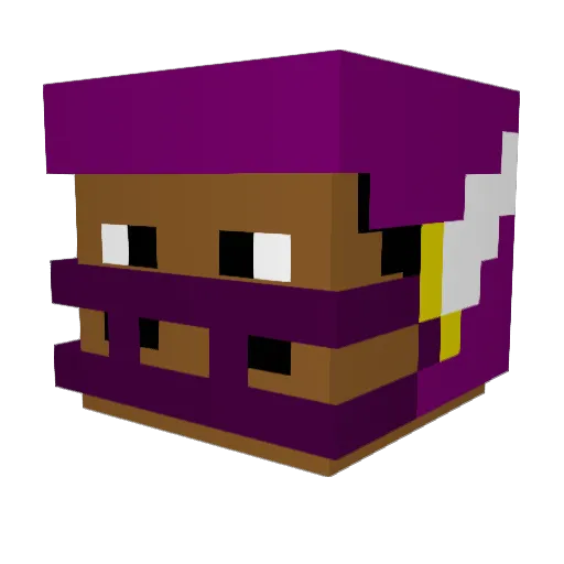 XxSatan117xX Minecraft avatar head, 3D render