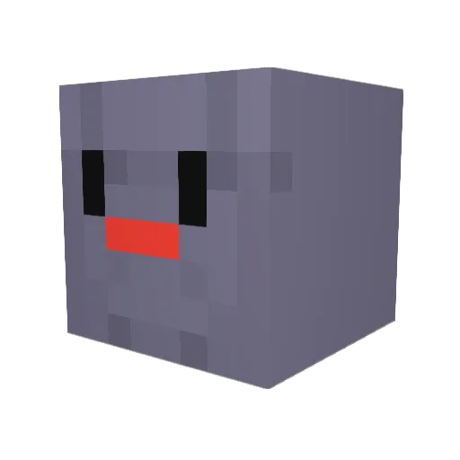 XxShadowXxxx Minecraft avatar head, 3D render