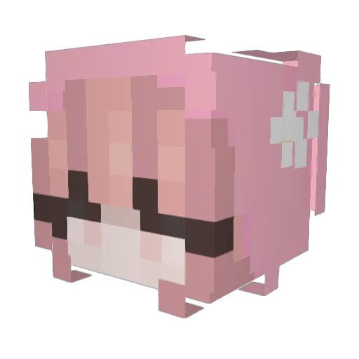 XxSoupyxX Minecraft avatar head, 3D render