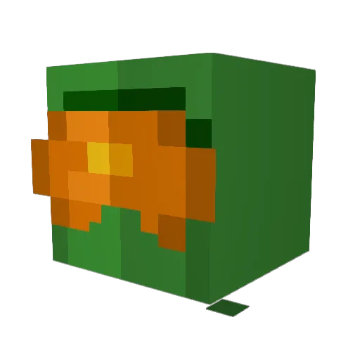 XxSpiderxX9629 Minecraft avatar head, 3D render