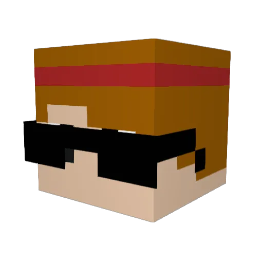 XxSrMaurixX Minecraft avatar head, 3D render