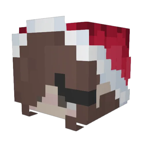 XxStormGoddess Minecraft avatar head, 3D render