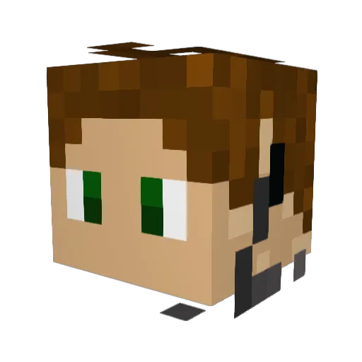 XxTAL0NxX Minecraft avatar head, 3D render