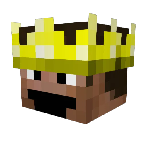 XxTH3BOSSxX Minecraft avatar head, 3D render