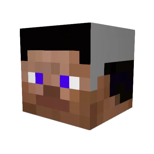 XxTIZILxX Minecraft avatar head, 3D render